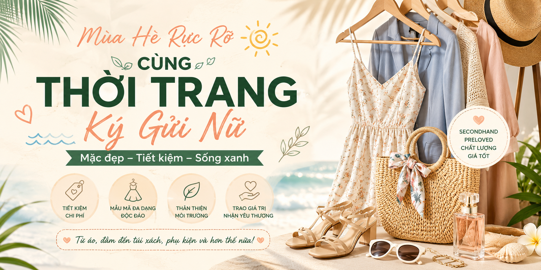 Mùa Hè Rực Rỡ Cùng Thời Trang Ký Gửi Nữ: Mặc Đẹp, Tiết Kiệm Và Bền Vững