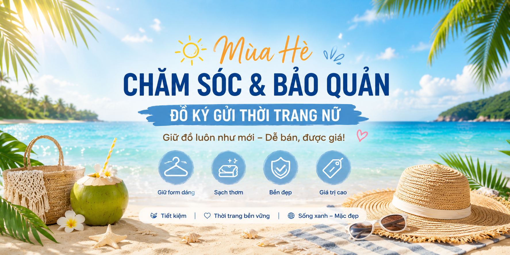 Mùa Hè Và Bí Quyết Chăm Sóc, Bảo Quản Đồ Ký Gửi Thời Trang Nữ Luôn Như Mới